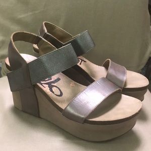 OTBT Bushnell Wedge Sandals Size 8.5 EUC